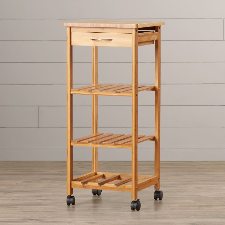 Great Quality Bamboo Kitchen Stuff of Bamboo Trolley
