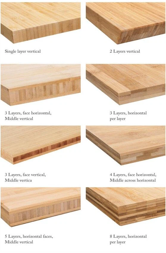 bamboo panels pressed